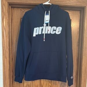 Prince Dark Blue Sweatshirt with White Logo